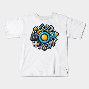 Audio and stereo sound Kids T-Shirt